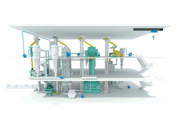 cooking oil processing plant