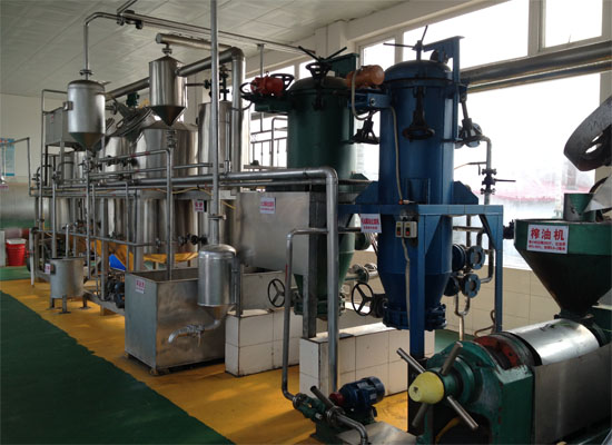 Oil production plant for different oil seeds