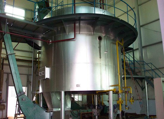 Corn germ oil solvent extraction machine