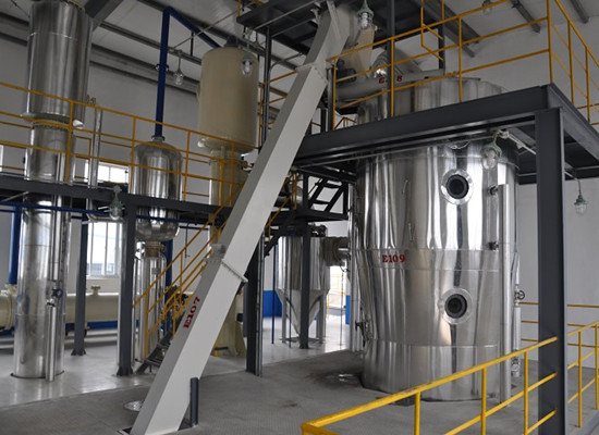 Corn germ oil solvent extraction machine