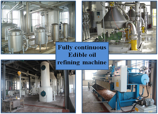 Rapeseed oil refining machine 