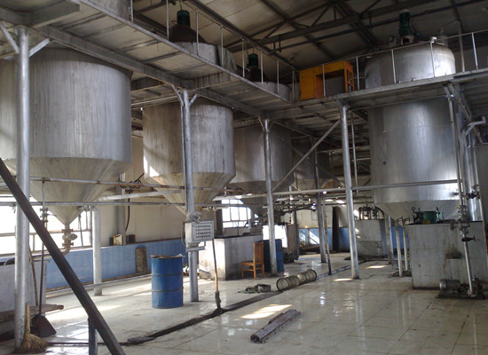 Groundnut oil refinery production line