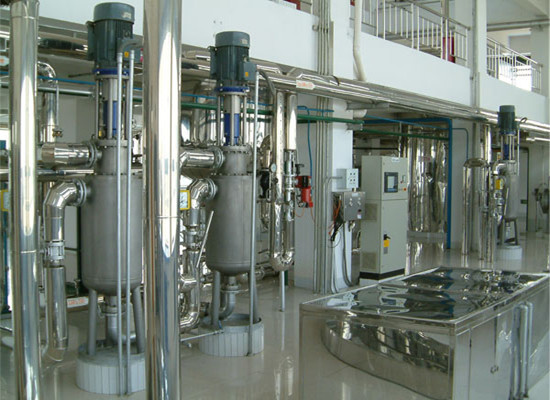 Groundnut oil refinery production line