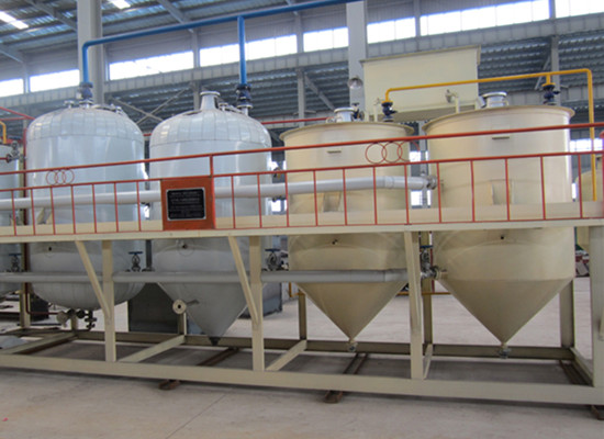 Batch soybean oil refining line 