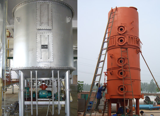 Soybean oil extractor