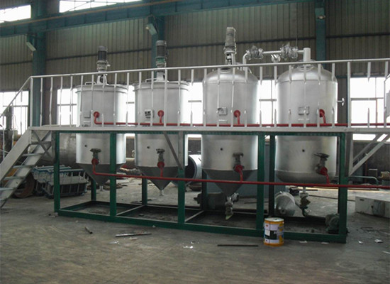 Degumming system of vegetable oil refining machine