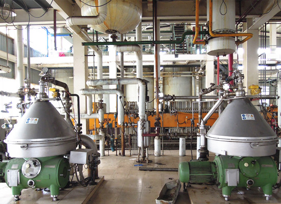 Batch type edible oil refinery plant and continuous edible oil refinery plant