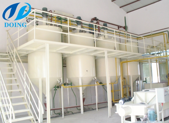 Rice bran oil refinery machine