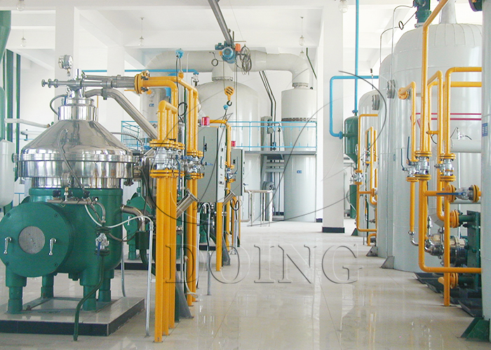 Rice bran oil refining machine photo