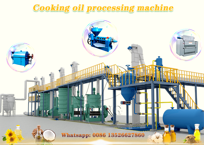 Vegetable oil production line photo