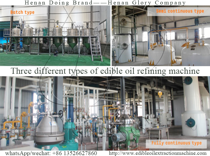 Vegetable oil refining production line photo