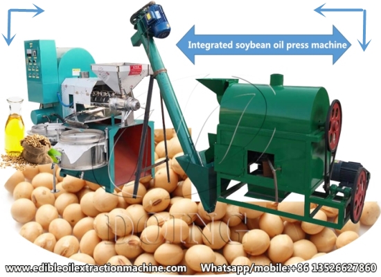 What equipment is needed to produce soybean oil?