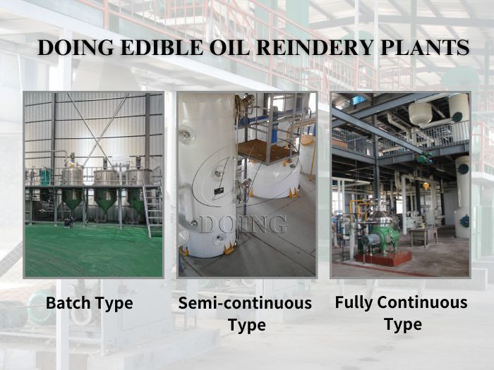 DOING crude cooking oil refinery machines
