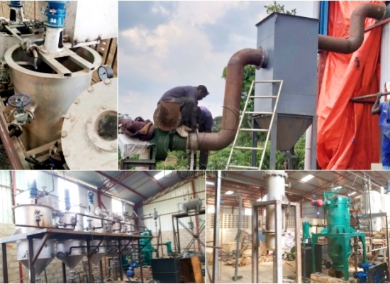 1TPD crude cooking oil refinery machine ordered by our Ugandan customer has been installed