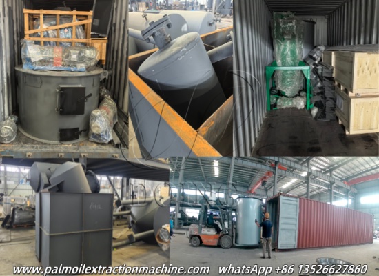 The edible oil refinery machine has been successfully shipped to Nigeria