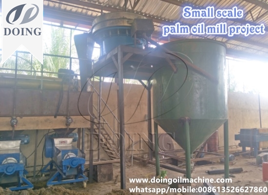1tph small scale palm oil extraction plant project successfully installed in Nigeria.