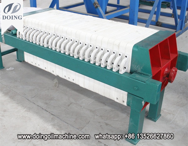 Automatic plate frame oil filter press machine