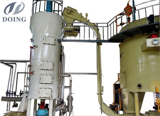 Vegetable oil solvent extraction plant