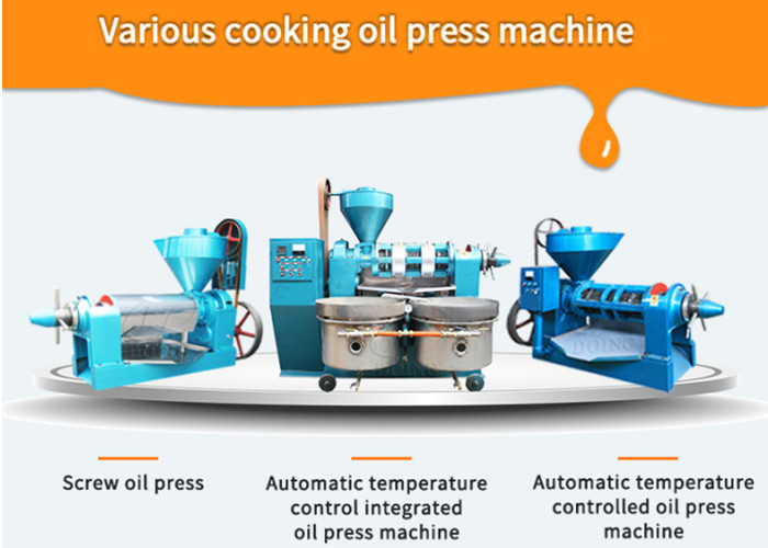 Three types of edible oil press photo