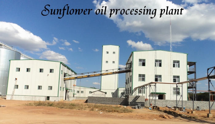 Appearance of sunflower oil mill plant