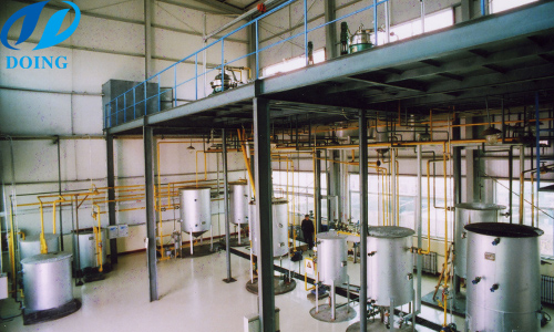 rice bran oil refinery plant