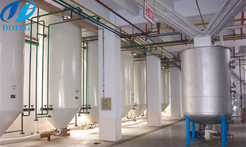 rice bran oil refining plant