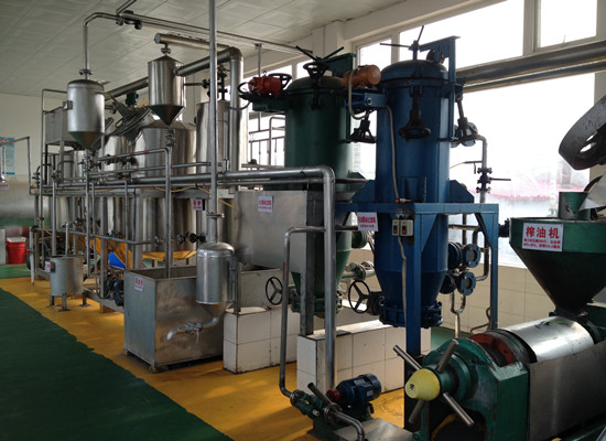 small scale oil refining plant