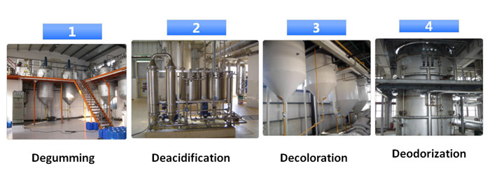 rice bran oil refining machine 