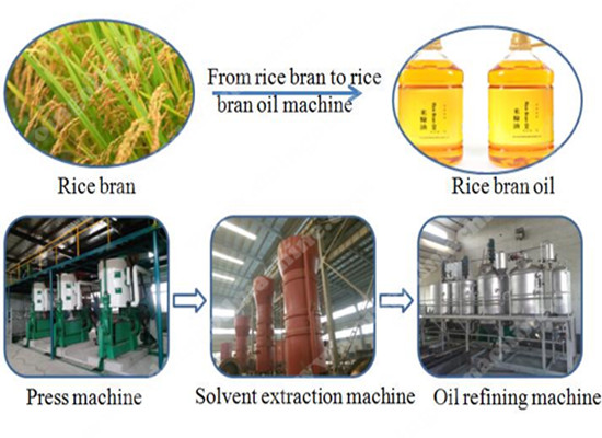 rice bran oil production machine 