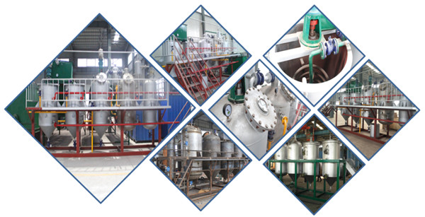 cooking oil refining plant 