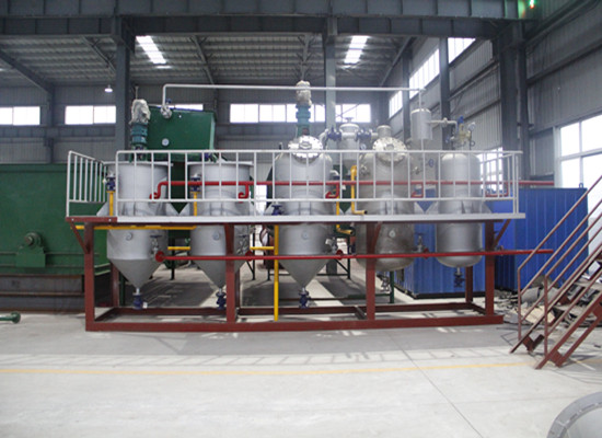 crude edible oil refining machine 