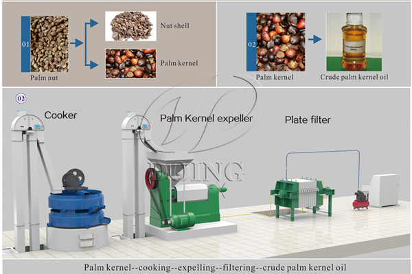 small scale palm kernel oil pressing machine 