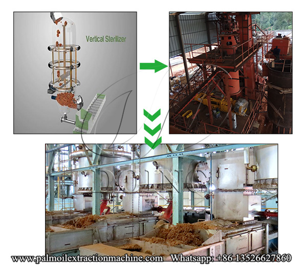 palm fruit digester machine 