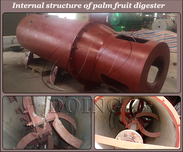 palm fruit digester machine 