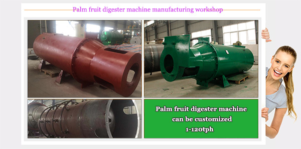 palm fruit digester machine