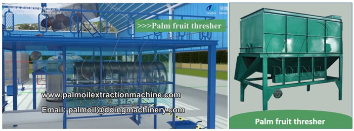 palm fruit thresher