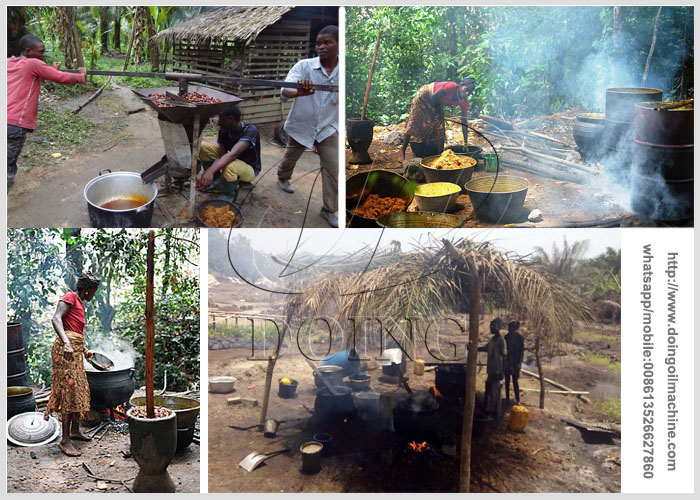 palm oil pressing