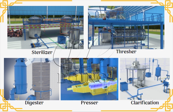 Palm oil making machine