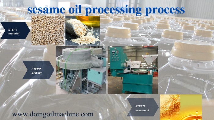 sesame oil processing process