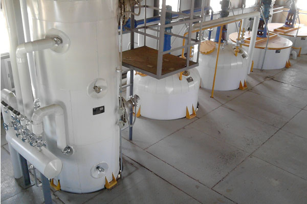 1-600 T/D cooking oil refining plant