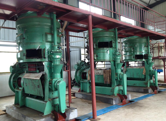Groundnut oil press production line