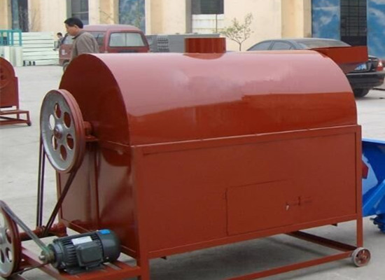 Oil seeds roasting machine