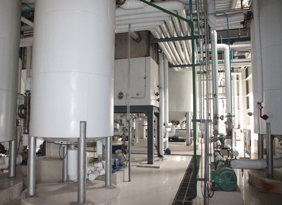 Vegetable oil refinery process