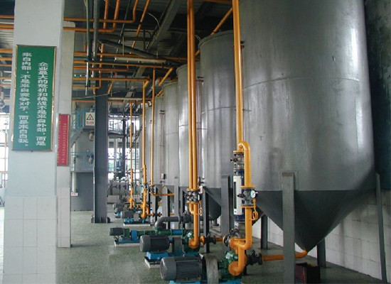 Cottonseed oil refinery plant
