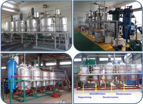 Semi-continuous crude oil refining machine