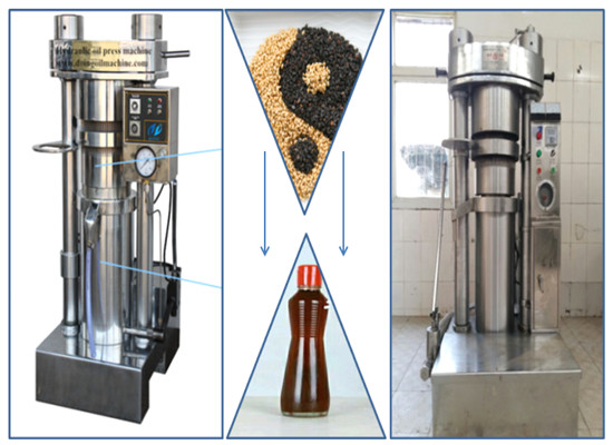 Automatic hydraulic oil press