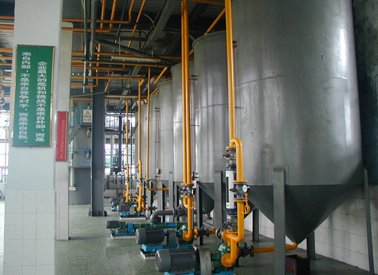 Cottonseed oil fractionation plant 