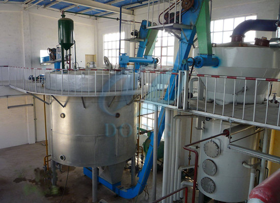 Sunflower cake solvent extraction machine 