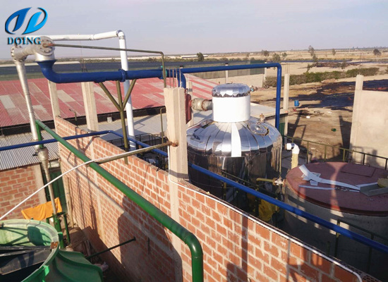 Peru olive oil refinery project running video