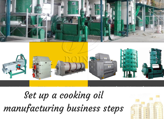 How to start a small cooking oil production business?